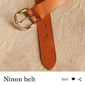 Sézane camel Ninon belt
